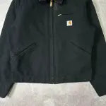 【Rare Size】00s Carhartt Detroit Jacket J01 BLK Made in USA ■ Size ■ • Equivalent to 38/S-M ■Measurements■