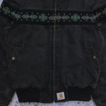 Vintage Carhartt JQ0405 Black Aztec Jacket